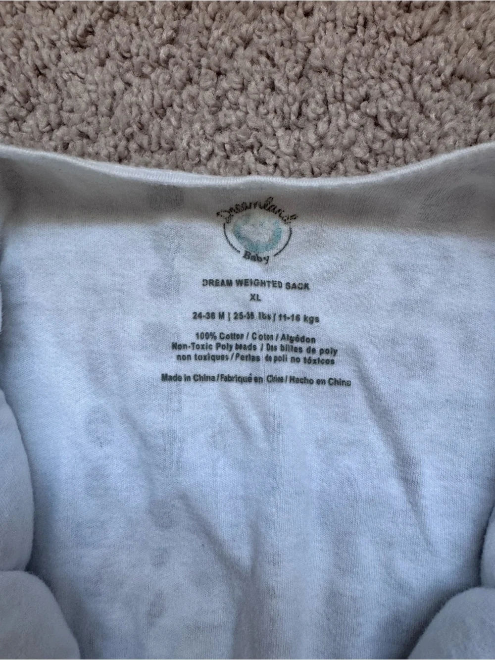 Dreamland Weighted Sleep Sack